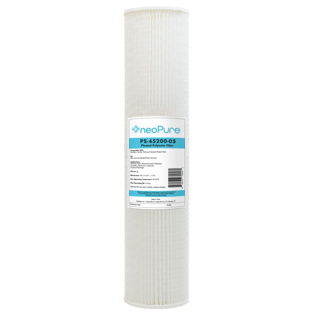 Neo-Pure PS-45200-05 20" BB High Efficiency Pleated Filter 5 micron