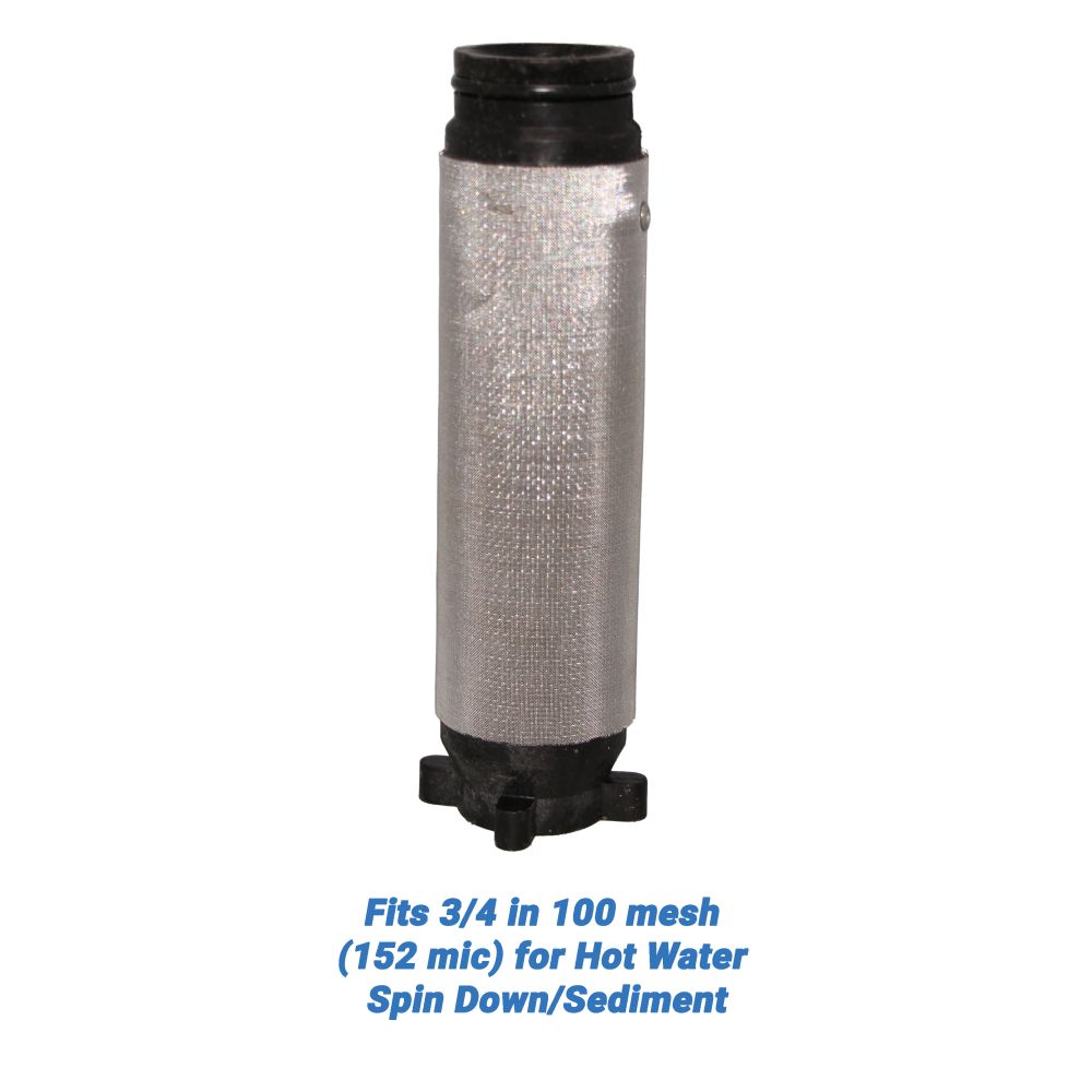 Rusco/Vu-Flow Hot Water Filter Screens for Spin-Down/Sediment Filters - Fits 3/4 in 30 mesh [533 mic] for Hot Water Spin Down/Sediment