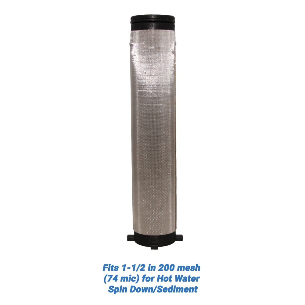 Rusco/Vu-Flow Hot Water Filter Screens for Spin-Down/Sediment Filters - Fits 3/4 in 30 mesh [533 mic] for Hot Water Spin Down/Sediment
