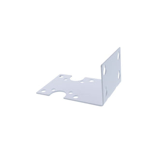 Filter Mounting Bracket for Standard and Slim Line Housings- White metal L-Shaped for 3/4" Caps w/ Mounting Bosses [MB]