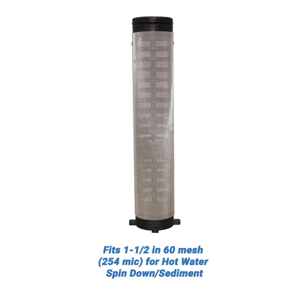 Rusco/Vu-Flow Hot Water Filter Screens for Spin-Down/Sediment Filters - Fits 3/4 in 30 mesh [533 mic] for Hot Water Spin Down/Sediment