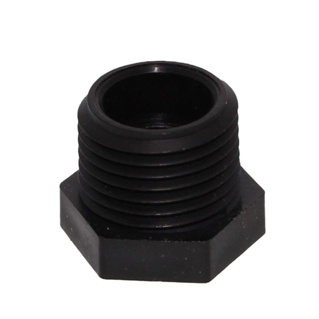 Bushing 1" MNPT x 1/2" FNPT Polypro Black