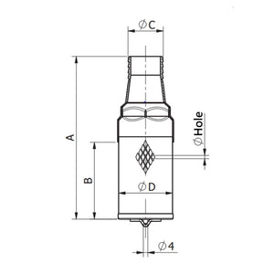 Floating Intake, 1 inch, without check valve, including 8 feet of hose