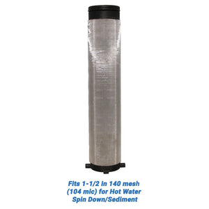 Rusco/Vu-Flow Hot Water Filter Screens for Spin-Down/Sediment Filters - Fits 3/4 in 30 mesh [533 mic] for Hot Water Spin Down/Sediment