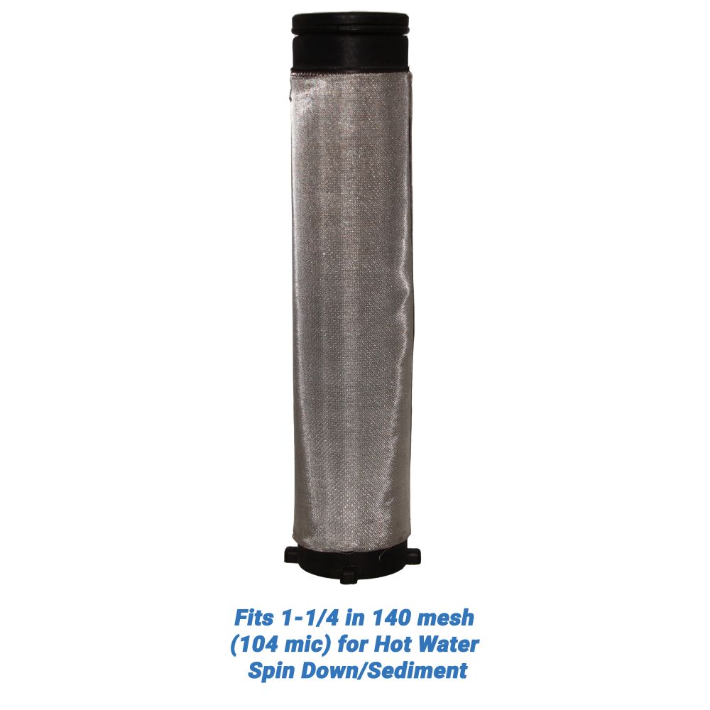 Rusco/Vu-Flow Hot Water Filter Screens for Spin-Down/Sediment Filters - Fits 3/4 in 30 mesh [533 mic] for Hot Water Spin Down/Sediment