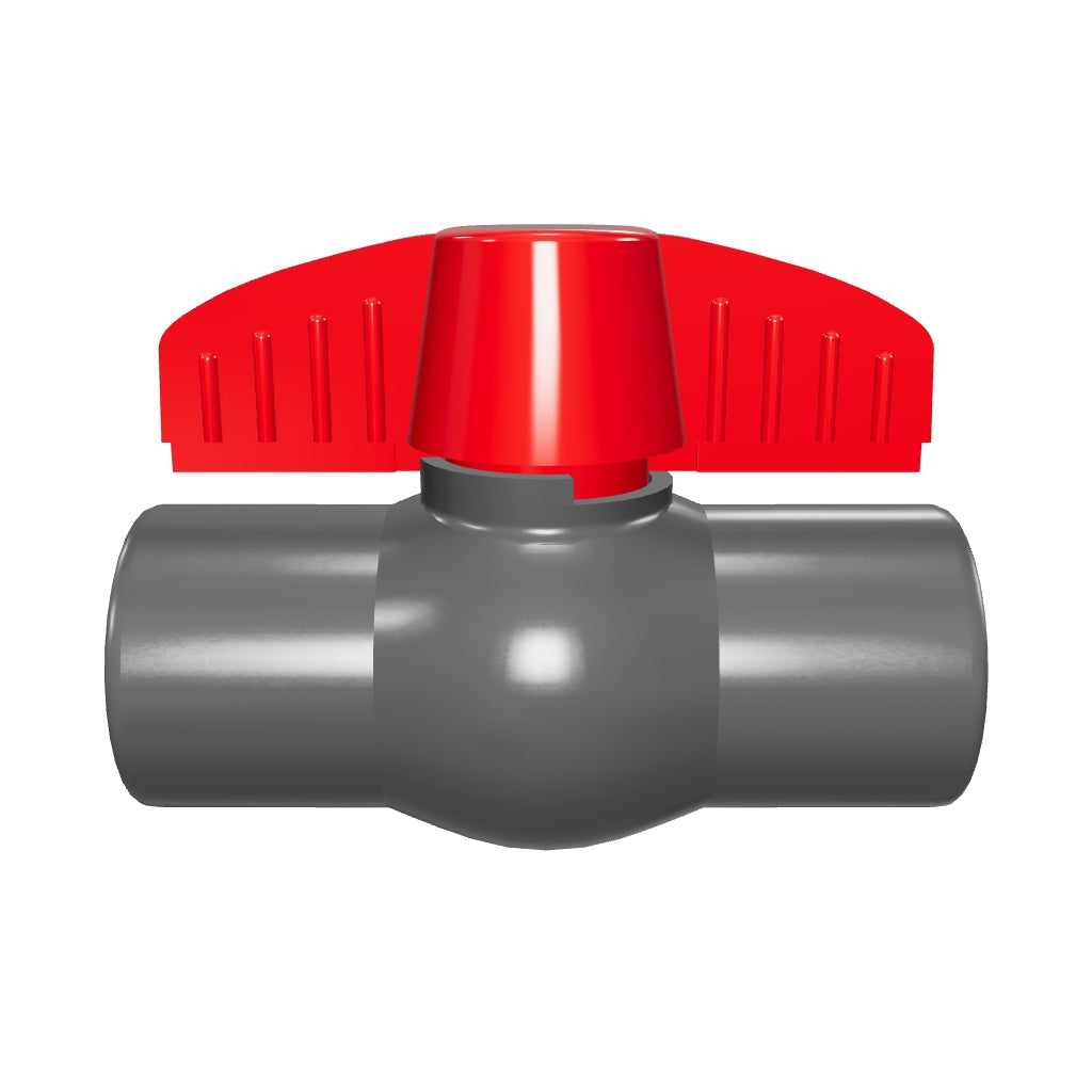 Schedule 80 PVC Molded-In-Place Ball Valve 1/2" FPT