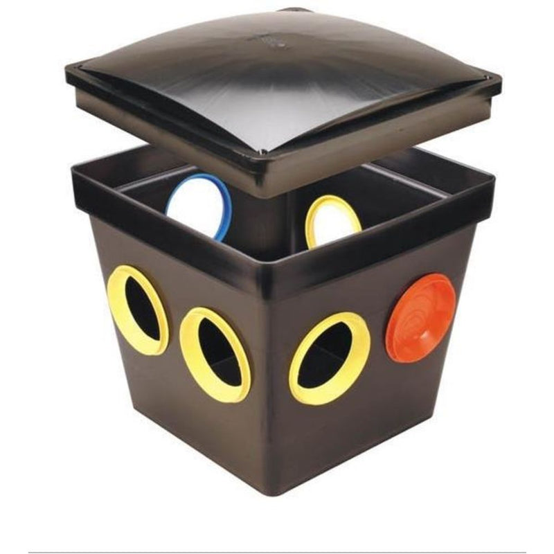 TUF-TITE 7 Hole Distribution Box 7HD2 with Fittings & Lid
