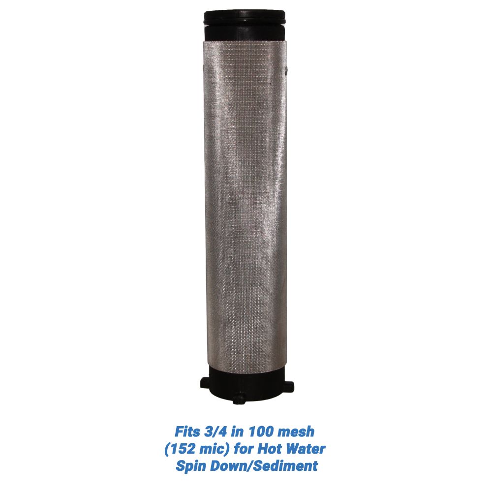 Rusco/Vu-Flow Hot Water Filter Screens for Spin-Down/Sediment Filters - Fits 3/4 in 30 mesh [533 mic] for Hot Water Spin Down/Sediment