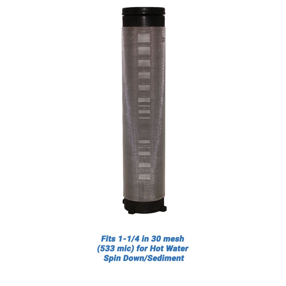 Rusco/Vu-Flow Hot Water Filter Screens for Spin-Down/Sediment Filters - Fits 3/4 in 30 mesh [533 mic] for Hot Water Spin Down/Sediment
