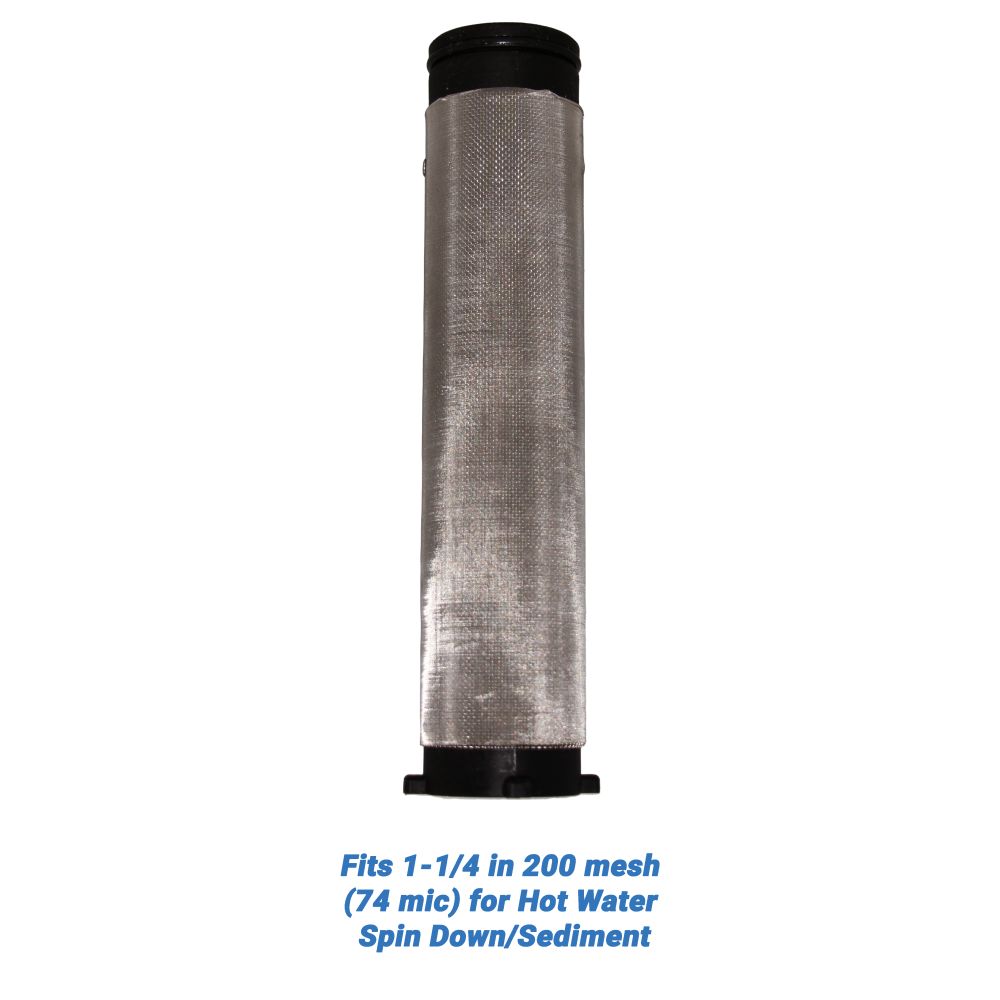 Rusco/Vu-Flow Hot Water Filter Screens for Spin-Down/Sediment Filters - Fits 3/4 in 30 mesh [533 mic] for Hot Water Spin Down/Sediment
