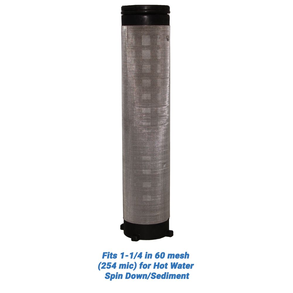 Rusco/Vu-Flow Hot Water Filter Screens for Spin-Down/Sediment Filters - Fits 3/4 in 30 mesh [533 mic] for Hot Water Spin Down/Sediment