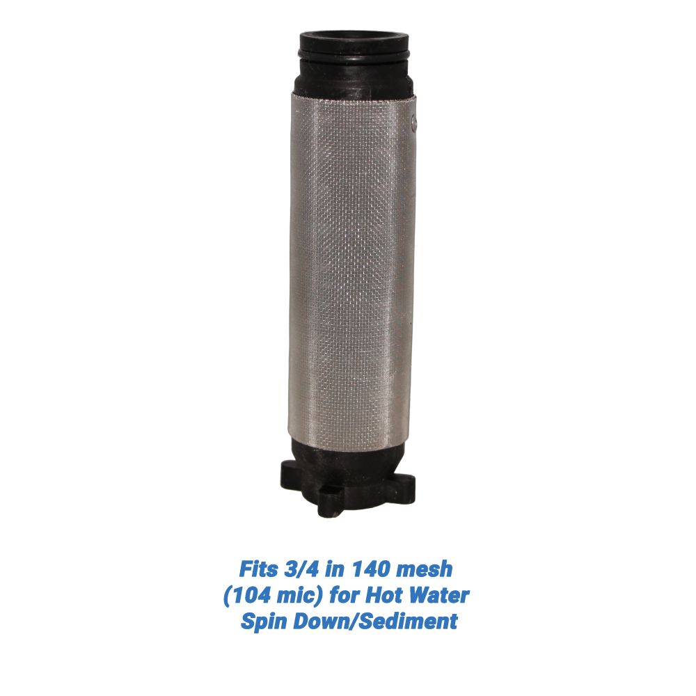 Rusco/Vu-Flow Hot Water Filter Screens for Spin-Down/Sediment Filters - Fits 3/4 in 30 mesh [533 mic] for Hot Water Spin Down/Sediment